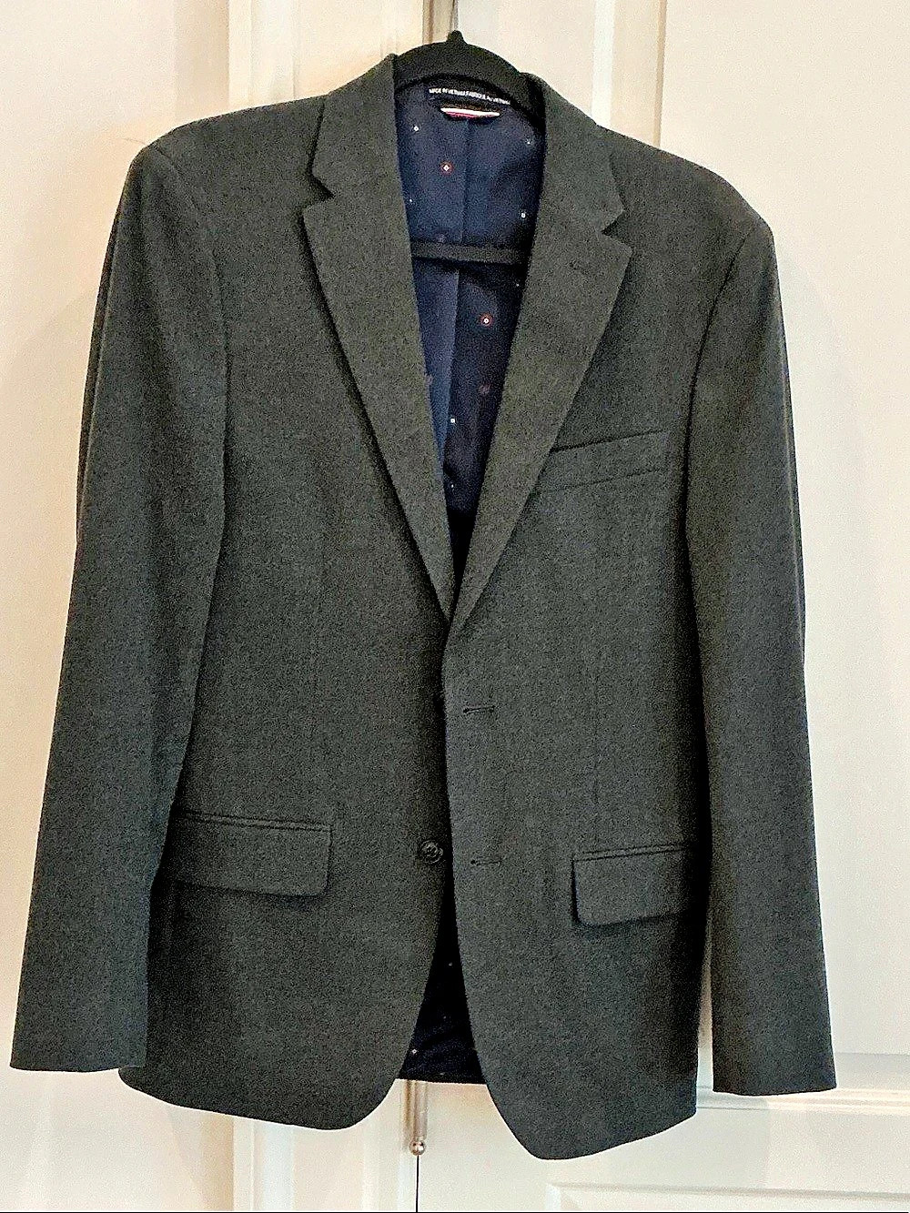 Tommy Hilfiger Men's Blazer in charcoal-Like New
